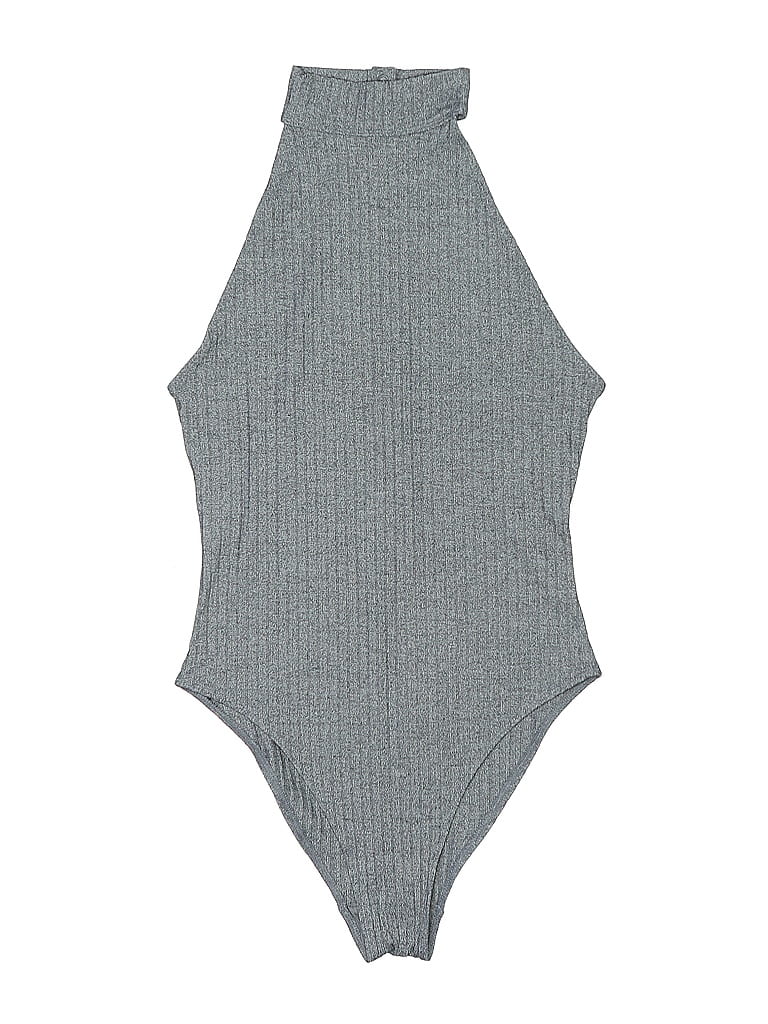 Pre-owned Out From Under Bodysuit In Gray