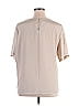 Christie & Jill 100% Polyester Tan Short Sleeve Blouse Size 1X - photo 2
