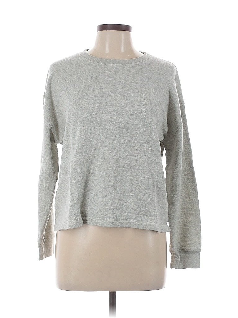 Pre-owned J.crew Factory Store Pullover Sweater In Gray