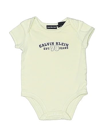 CALVIN KLEIN JEANS Short Sleeve Onesie (view 1)