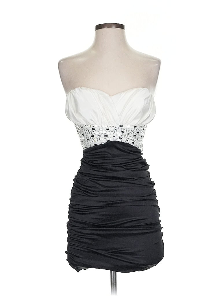 Pre-owned B. Smart Cocktail Dress In Silver