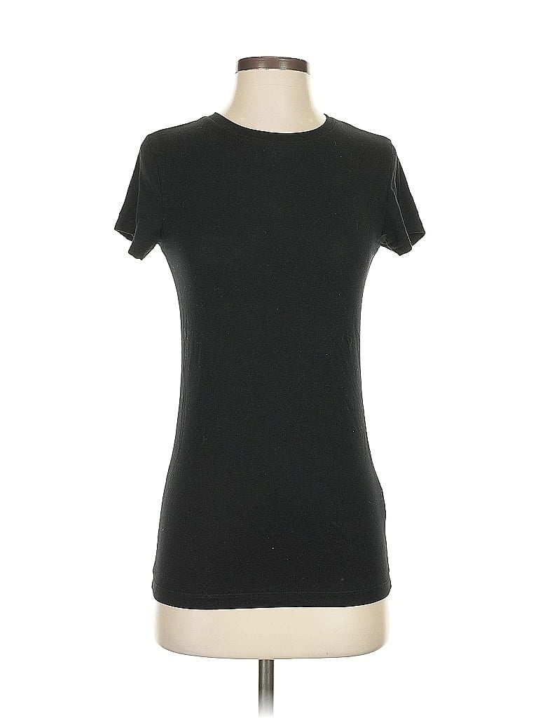 Pre-owned L'agence Short Sleeve T-shirt In Black