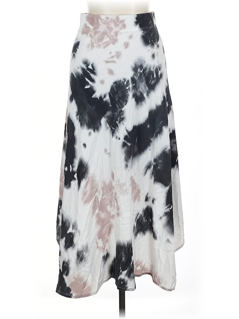 Pre-owned Elaine Kim Casual Skirt In White