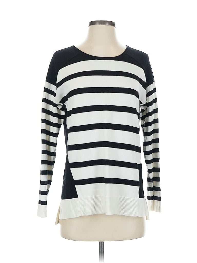 Pre-owned Coldwater Creek Pullover Sweater In White