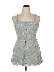 I Love H81 100% Polyester Ivory Tank Top Size S