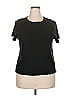 A Beautiful Soul Black Short Sleeve Top Size 3X - photo 1