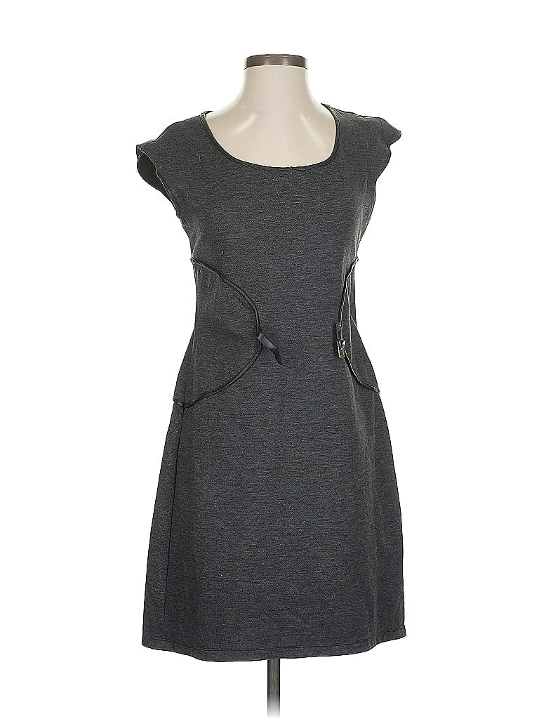 Pre-owned Max Studio Casual Dress In Gray