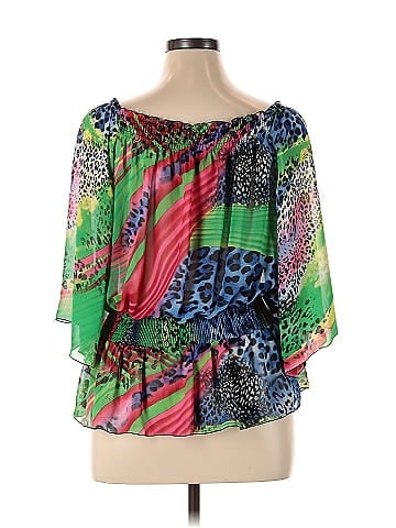 Bisou Bisou 3/4 Sleeve Blouse (view 2)