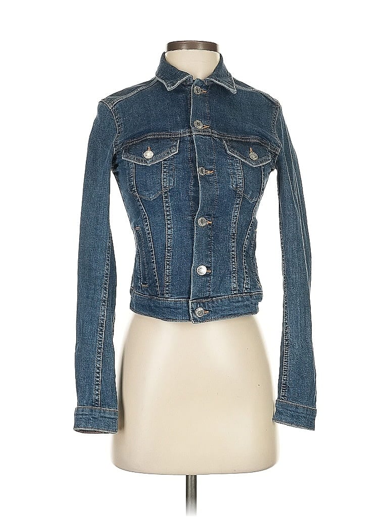 Pre-owned &denim By H&m Denim Jacket In Blue
