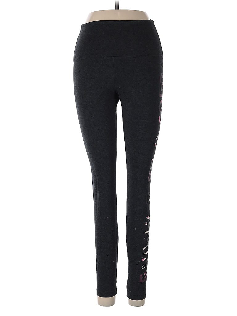Pre-owned Victoria's Secret Pink Active Pants In Black
