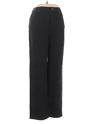 Talbots Tailors Black Casual Cotton Jeans (view 1)
