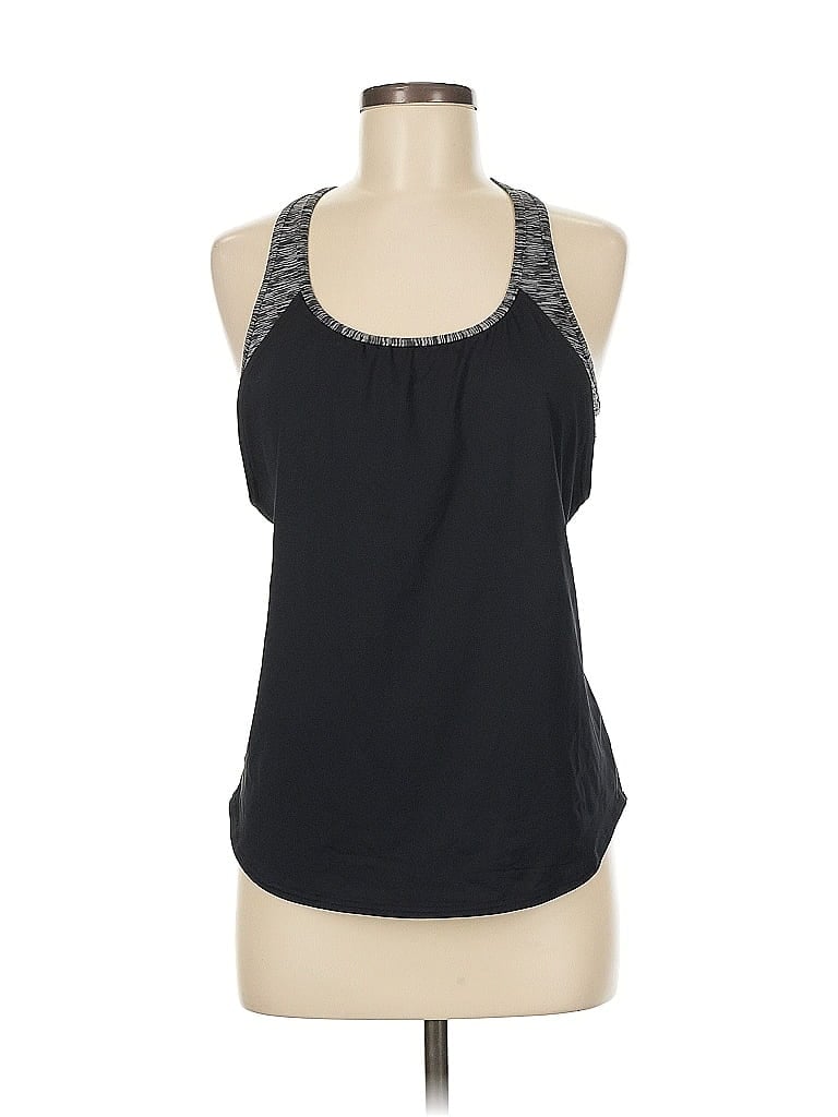 Pre-owned Tyr Tank Top Black Halter Neckline Tops