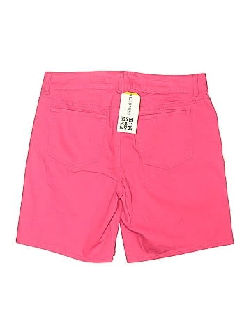 Riders by Lee Bright Pink Mid-Rise Casual Shorts (view 2)