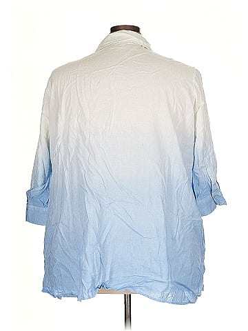 D&Co. 3/4 Sleeve Button-Down Shirt (view 2)