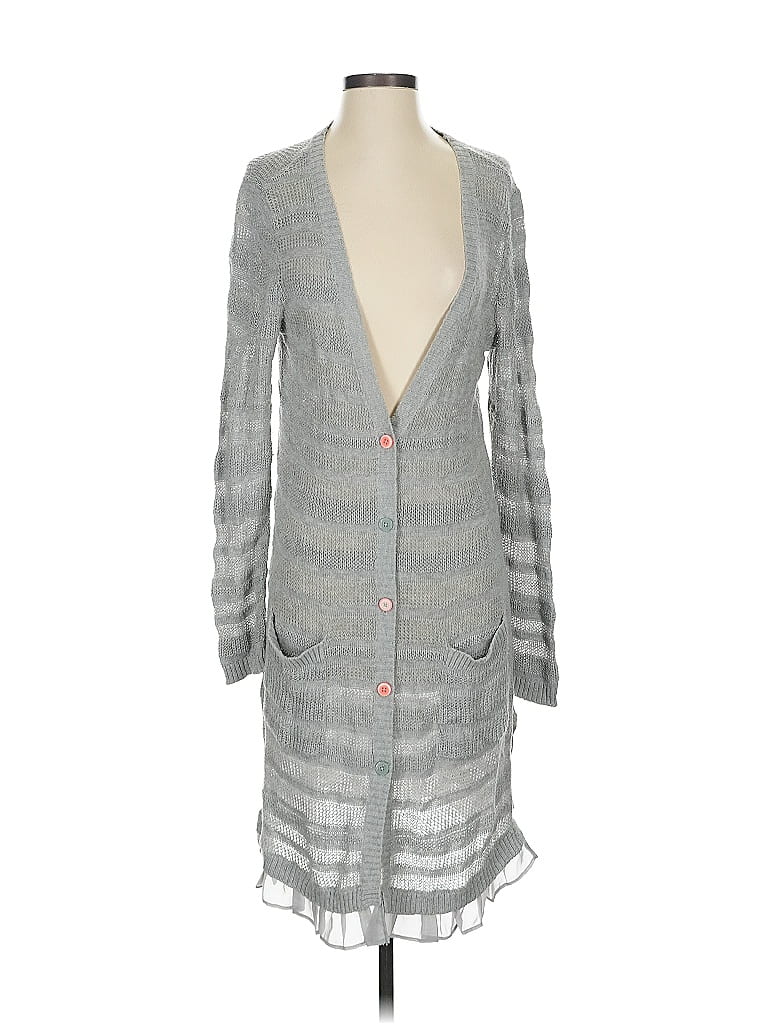 MATILDA JANE Pre-owned Cardigan Sweater In Gray