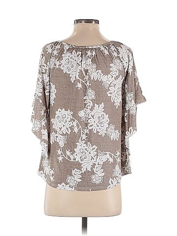 Espresso 3/4 Sleeve Blouse (view 2)