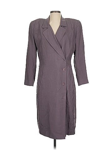 Linda Allard Ellen Tracy Trenchcoat (view 1)