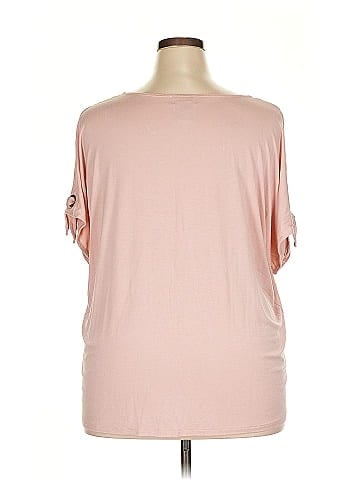Carmen Carmen Marc Valvo Short Sleeve Top (view 2)