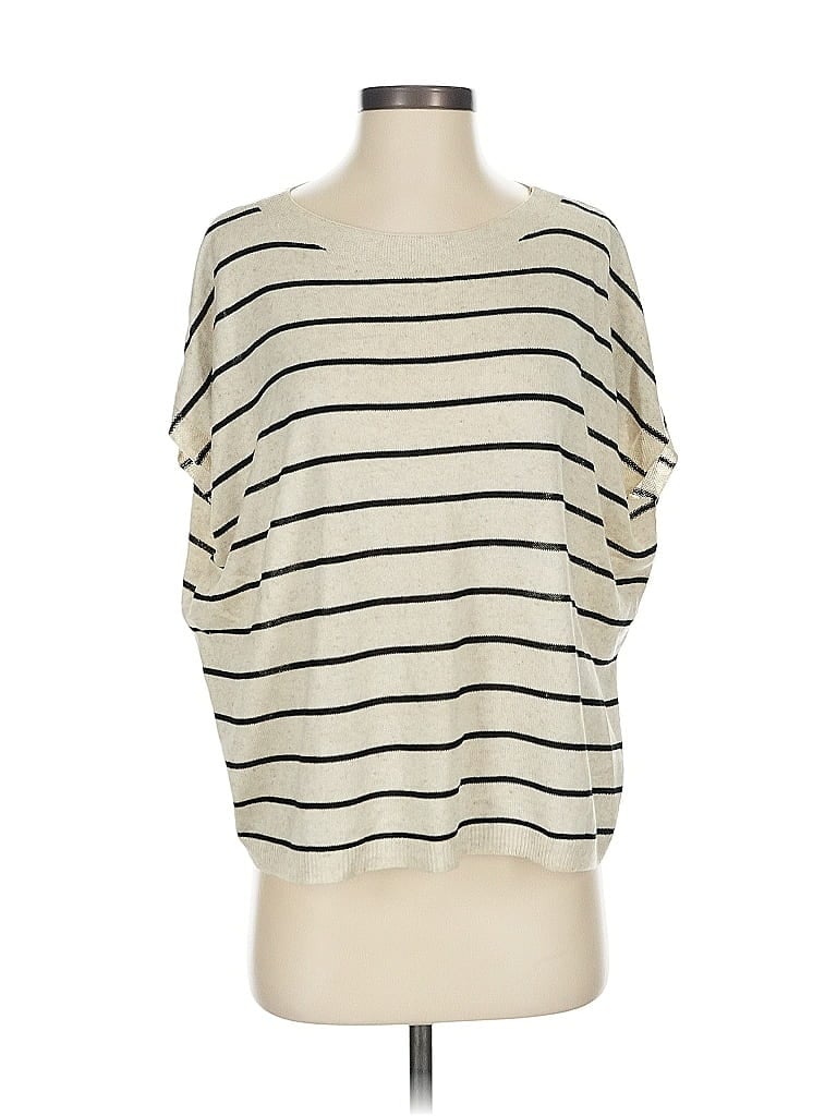 Pre-owned Max Studio Cardigan Sweater In White