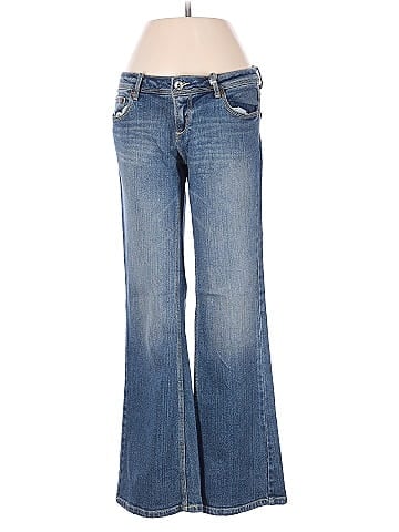 Paris Blues Y2K Blue High-Quality Stretch Denim Jeans (view 1)