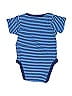 Lamaze 100% Cotton Stripes Blue Short Sleeve Onesie Size Newborn - photo 2