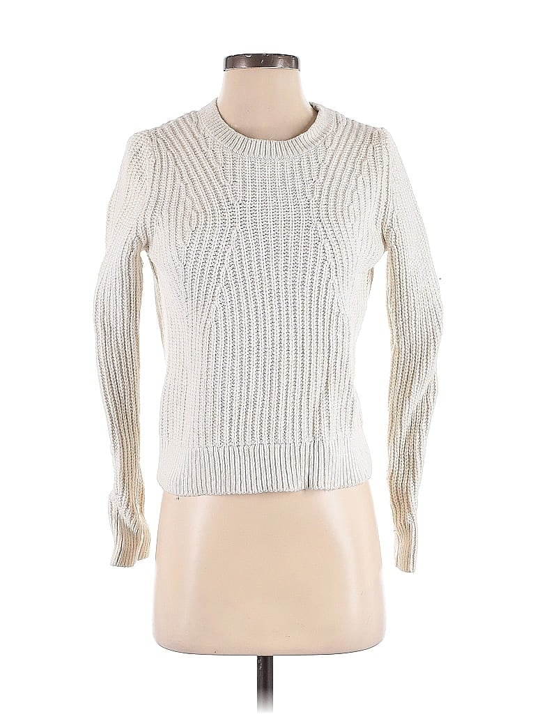 Pre-owned Banana Republic Pullover Sweater In White
