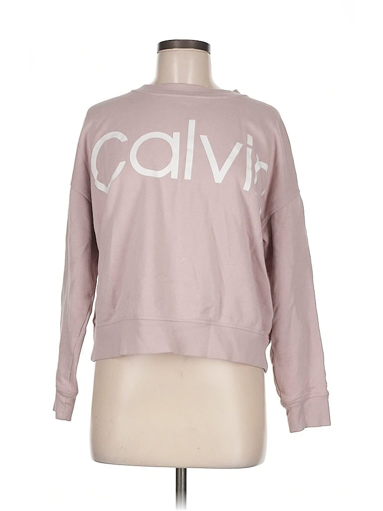 Click to view more detailed imagery on our partner's website Pre-owned Calvin Klein Performance Sweatshirt In Pink