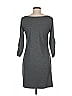 Soybu Solid Gray Casual Dress Size M - photo 2
