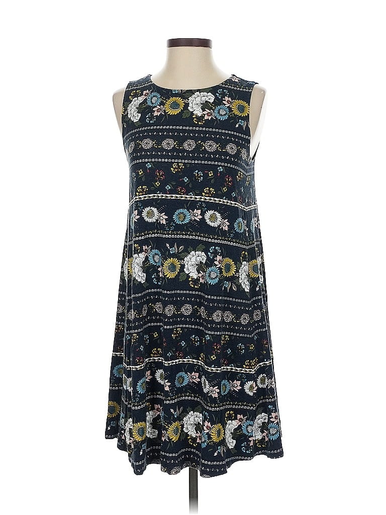 Pre-owned Ann Taylor Loft Casual Dress In Blue