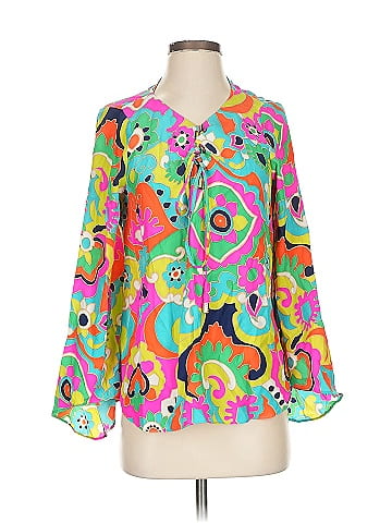 Alice & Trixie 3/4 Sleeve Silk Top (view 1)