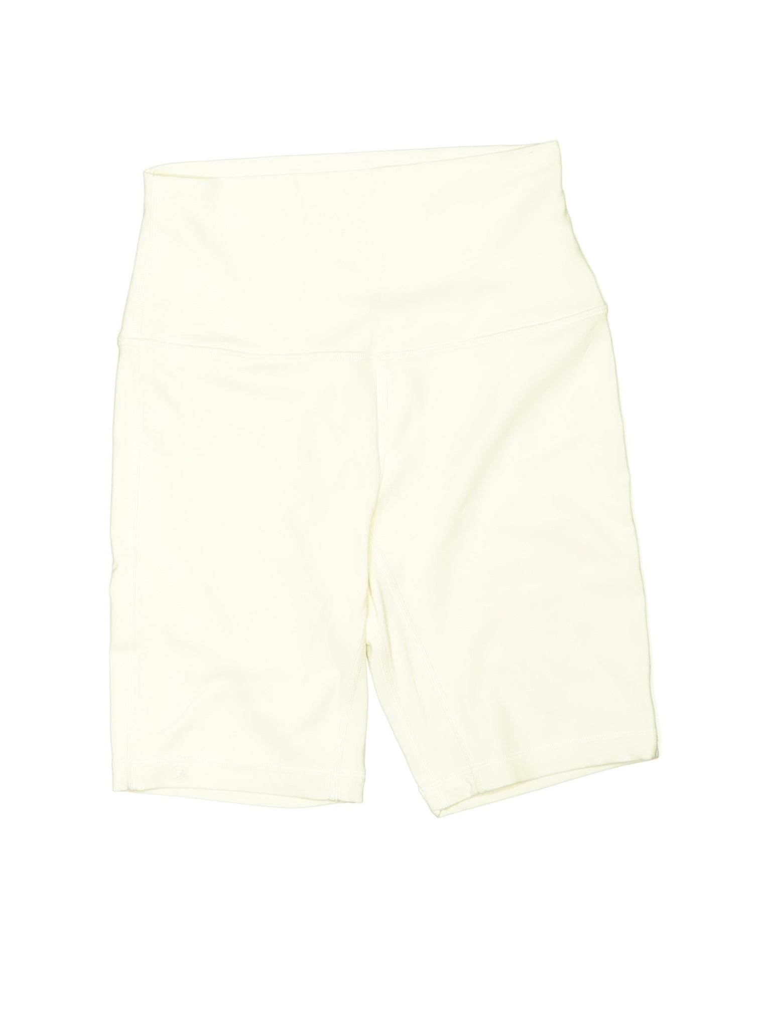 Lululemon Athletica Solid Ivory Athletic Shorts Size 4