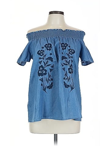 Love Tree Short Sleeve Blouse (view 1)