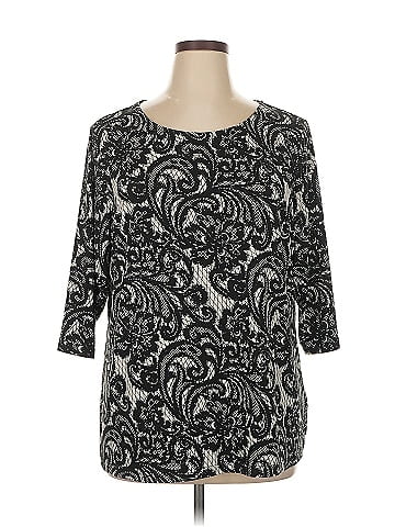 Bob Mackie 3/4 Sleeve Top (view 1)