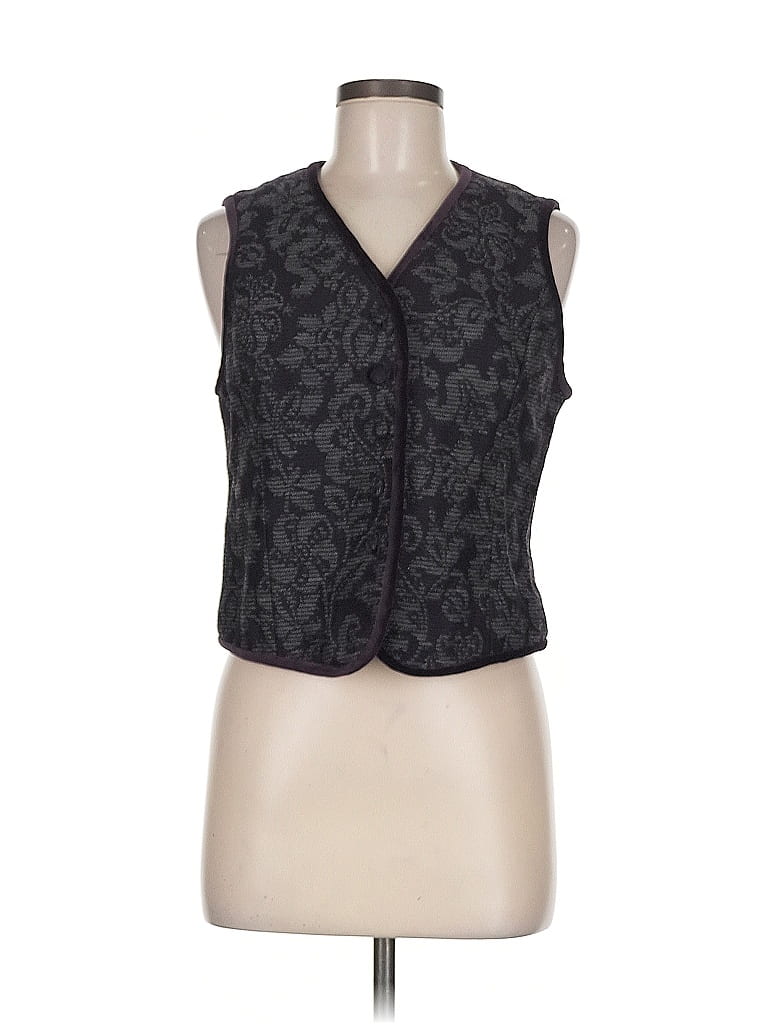 Pre-owned Talbots Vest In Gray