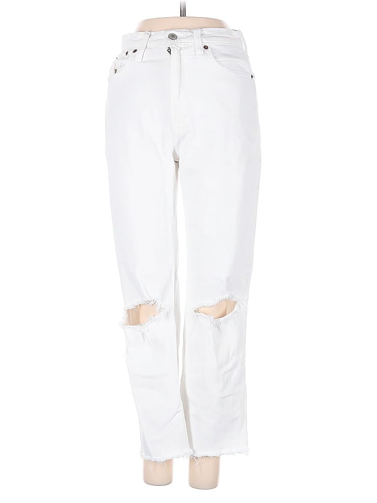 Click to view more detailed imagery on our partner's website Pre-owned Abercrombie & Fitch Jeans In White