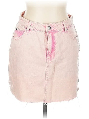 Lea & Viola Denim Skirt (view 1)