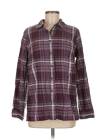 Duluth Trading Co. Long Sleeve Button-Down Shirt (view 1)