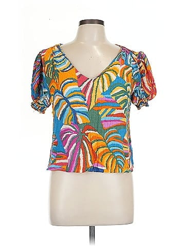 Christian Siriano New York Short Sleeve Blouse (view 1)