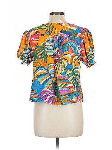 Christian Siriano New York Short Sleeve Blouse (view 2)