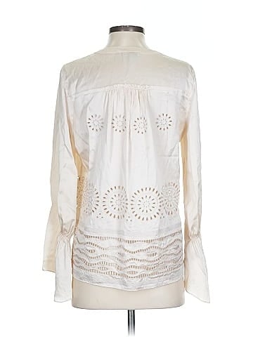 Derek Lam 10 Crosby 3/4 Sleeve Silk Top (view 2)