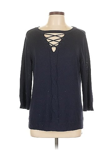 Soho JEANS NEW YORK & COMPANY 3/4 Sleeve Top (view 1)