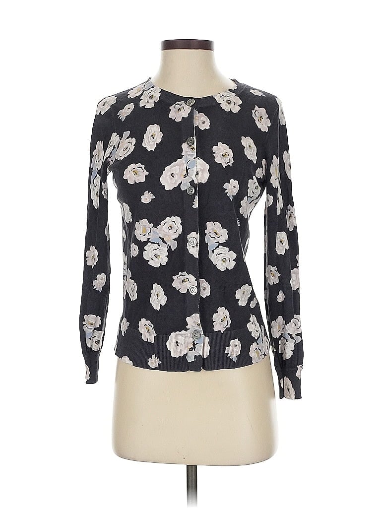 Pre-owned Ann Taylor Loft Cardigan Sweater In Black