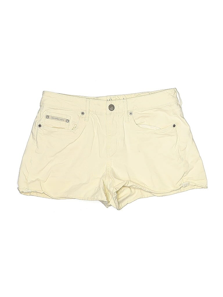 Pre-owned Calvin Klein Jeans Est.1978 Calvin Klein Jeans Khaki Shorts In White