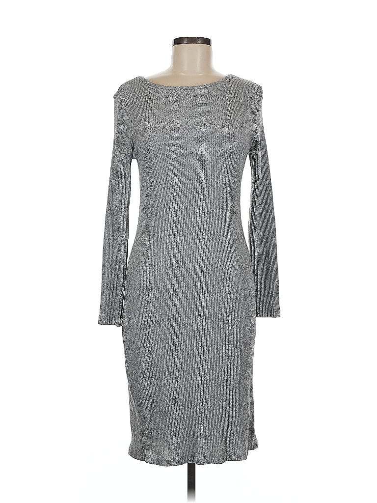 Pre-owned A New Day Casual Dress In Gray