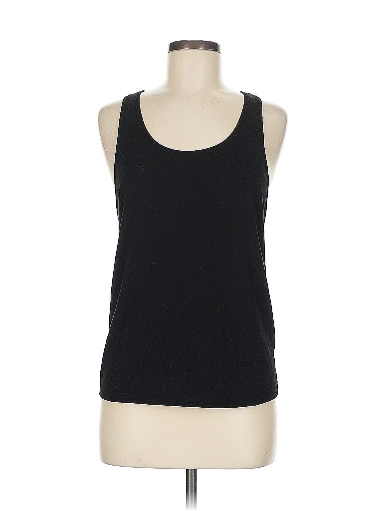 Pre-owned Ethos Tank Top Black Halter Neckline Tops