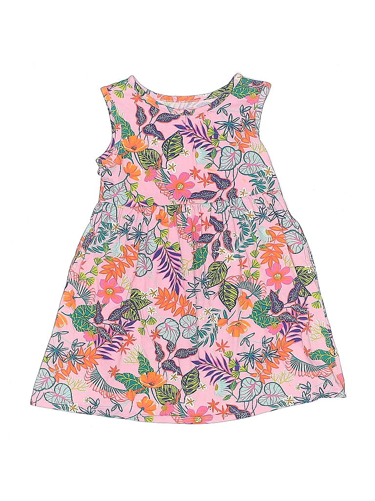 Pre-owned Wonder Nation Kids' Dress In Pink