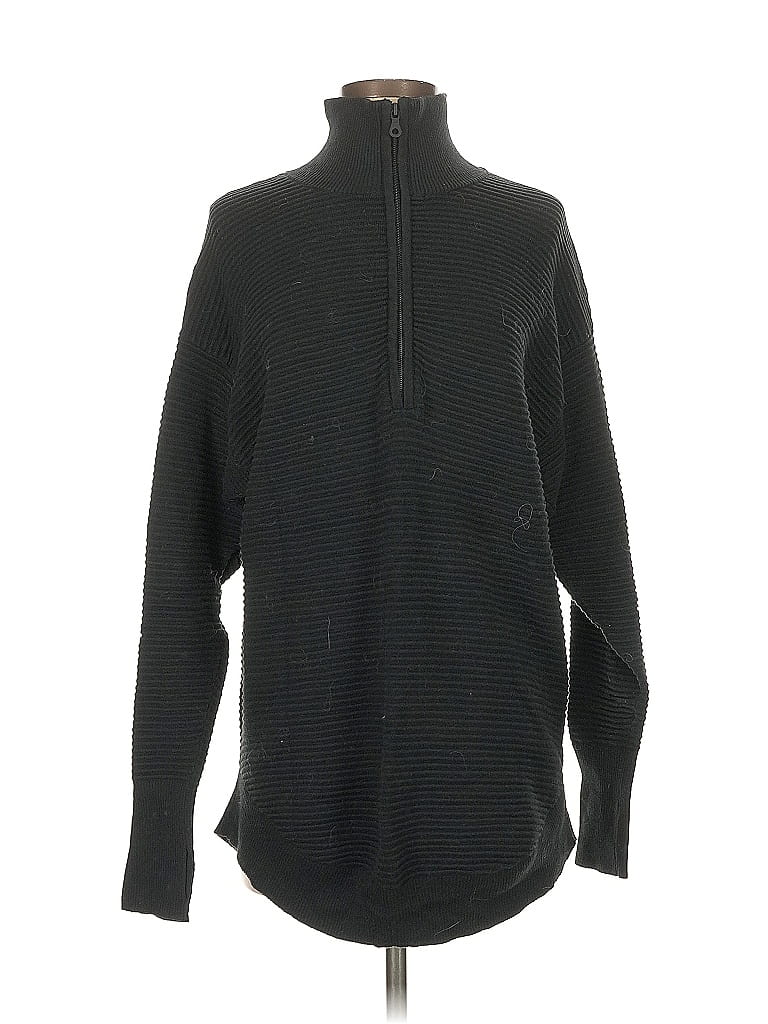 Pre-owned Offline By Aerie Fleece Jacket In Black