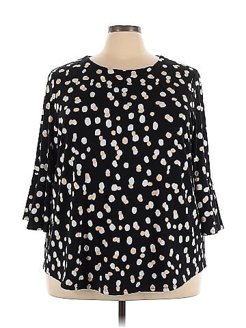 Carmen Carmen Marc Valvo 3/4 Sleeve Blouse (view 1)