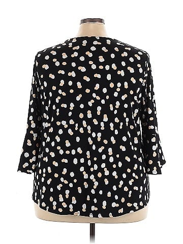 Carmen Carmen Marc Valvo 3/4 Sleeve Blouse (view 2)