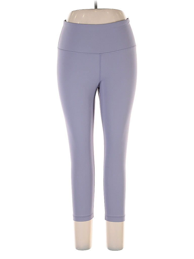 Pre-owned Yogalicious Active Pants In Purple